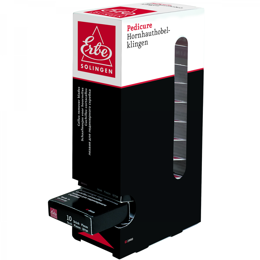 Becker Solingen Erbe Callus Remover Replacement Blades Pack of 100